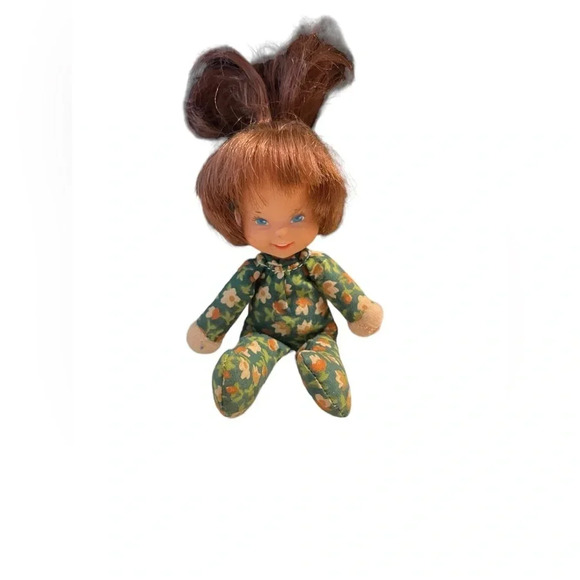 HONEY HILL BUNCH DOLL BY MATTEL 1975 GREEN SMALL 5 INCH PLUSH STUFFED BODY TOY - Picture 2 of 4